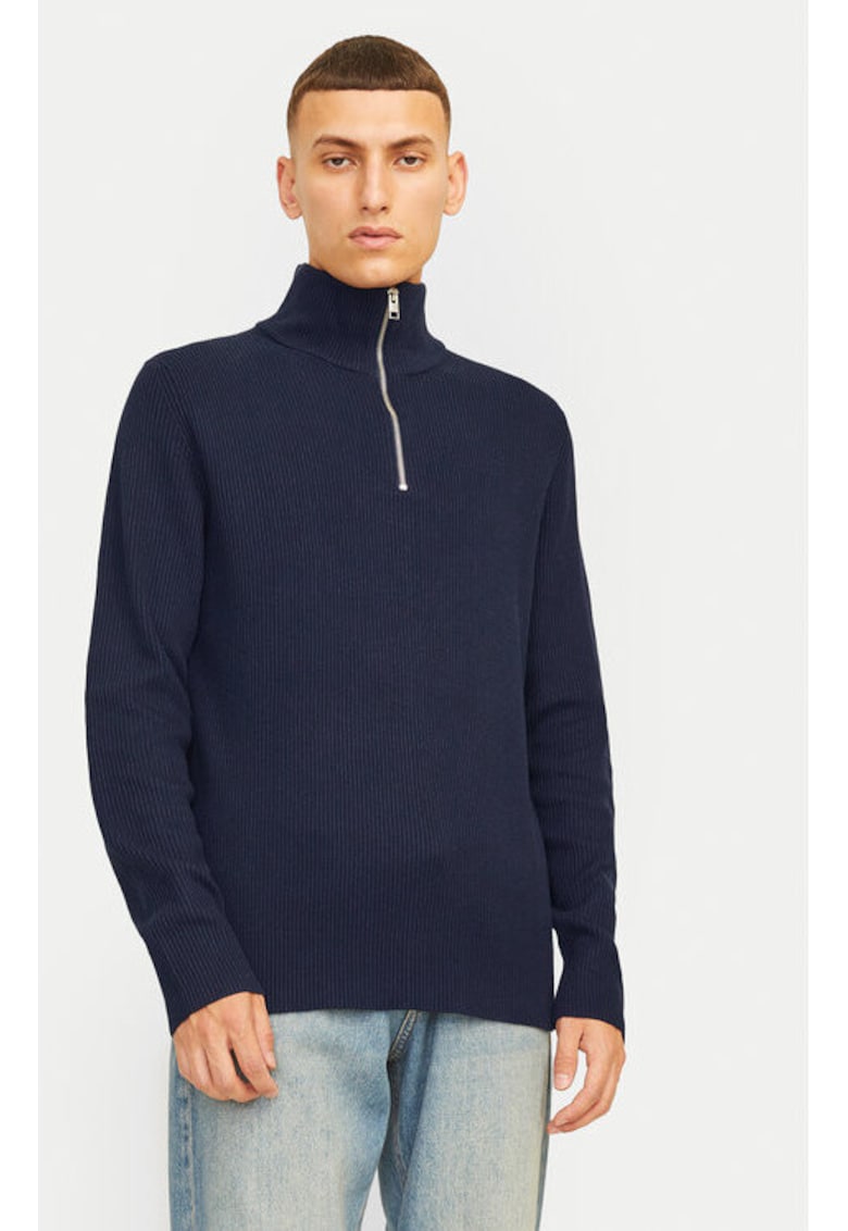 Pulover barbati -  304514166 - Poliester reciclat/Bumbac - 2XL INTL - Albastru