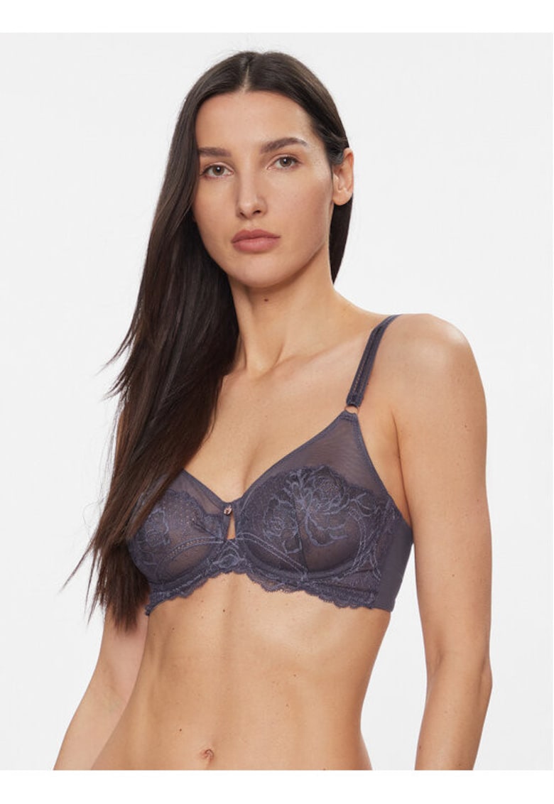 Sutien dama - 303314361 - Poliamida/Elastan/Poliester - Gri - Gri