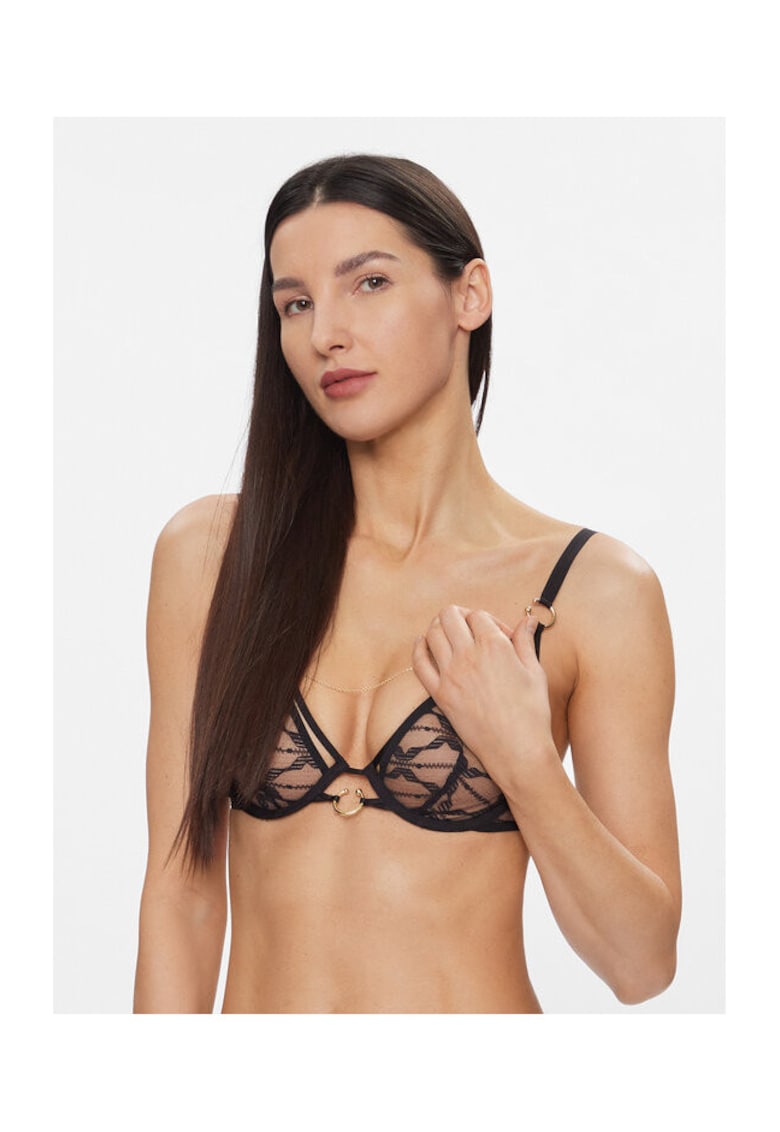 Sutien Dama - 303814878 - Nailon/Elastan - Negru - Negru