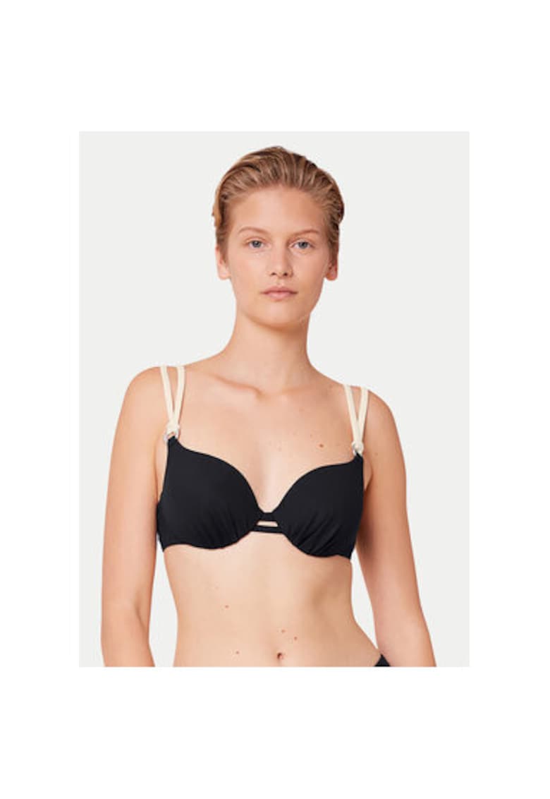 Sutien  303576080 - Poliamida - 44D EU - Negru