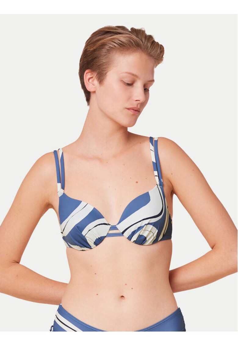 Sutien  303574321 - Poliamida/Elastan - Albastru