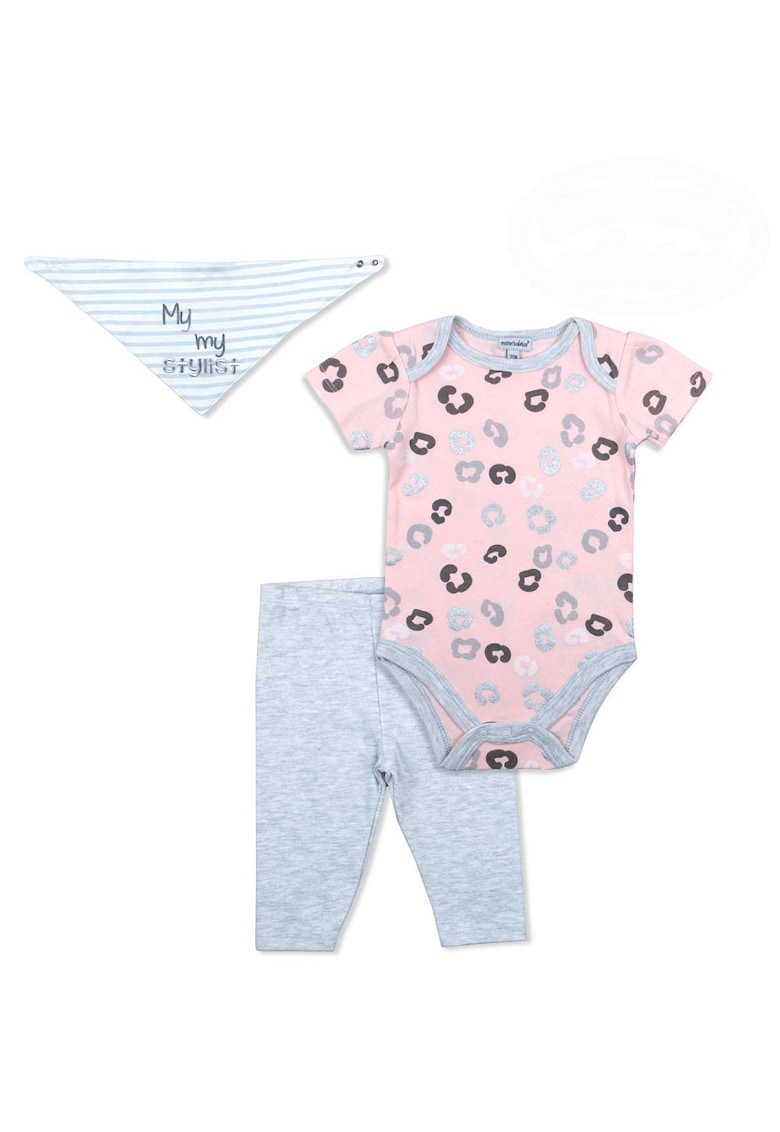 Set 3 piese pentru fetite - My Stylist - - Gri/Roz