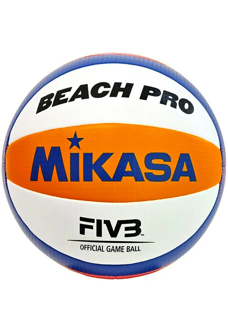 Minge volei de plaja Mikasa BV550C - alb-portocaliu-albastru - marimea 5 - greutate 260-280g - certificat FIVB