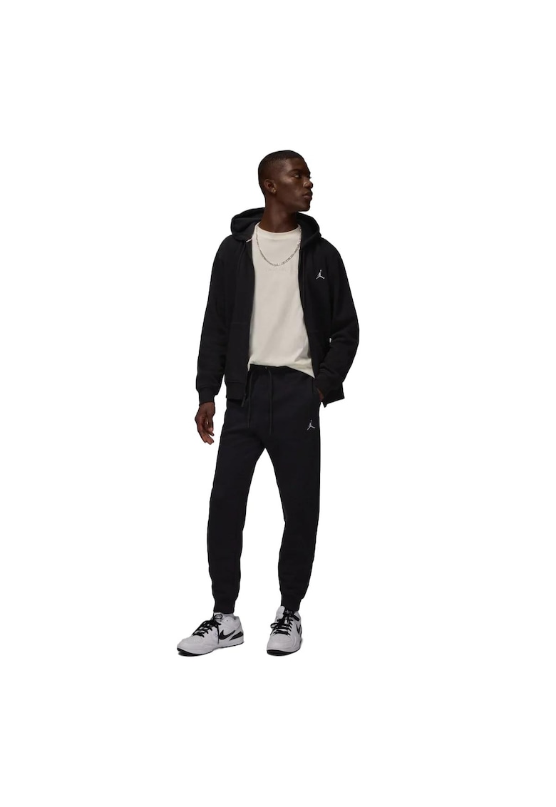 Pantaloni sport barbati - Fleece - Negru -