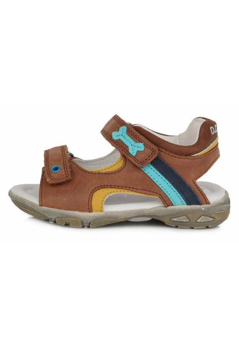 Sandale din Piele Baieti - Bone - Talpa Flexibila - AC290-833B - Maro