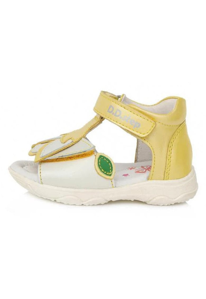 Sandale din Piele - pentru Copii - Ghiocel - Usoare - AC64-696 - Galben -