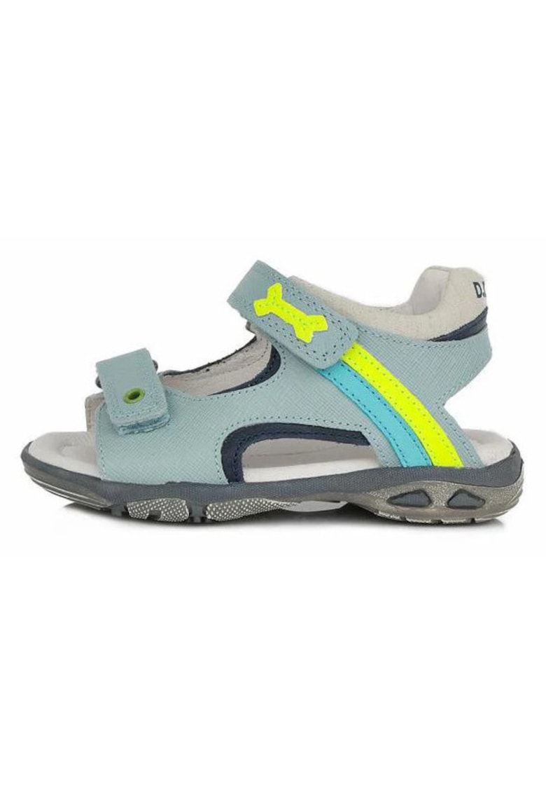 Sandale din Piele Baieti - Bone - Talpa Flexibila - AC290-833A - Gri