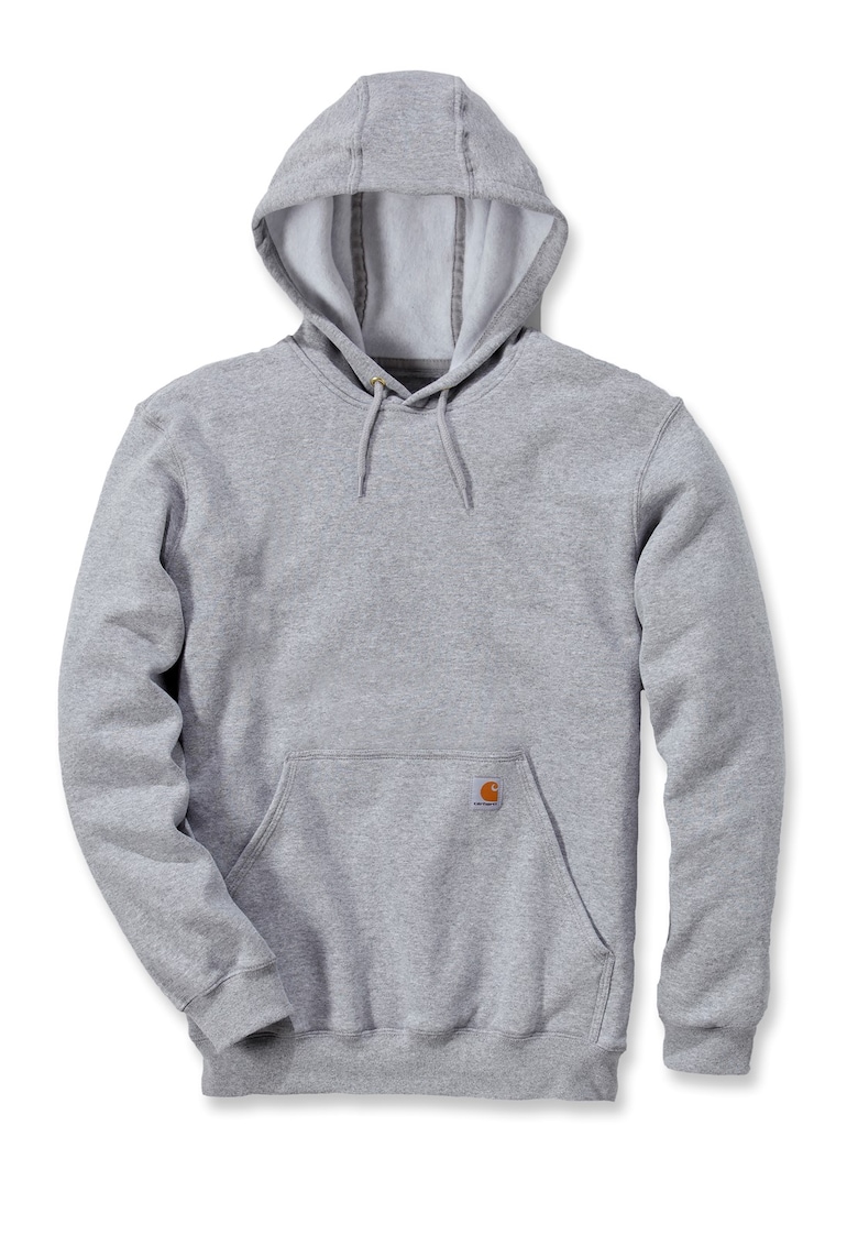 Hanorac cu gluga Midweight - gri - bumbac - mansete elastice