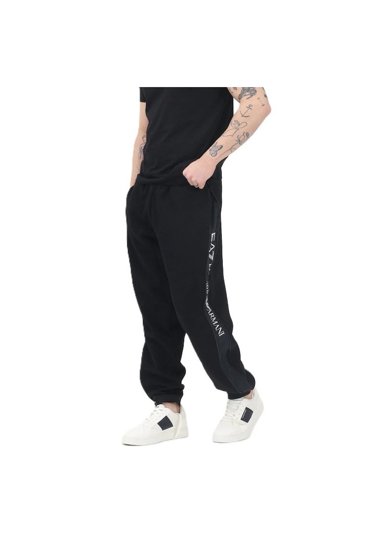 Pantaloni  pentru Barbati - m tape pants ch copl zip - 7M000144-AF13538-UC001 - Negru