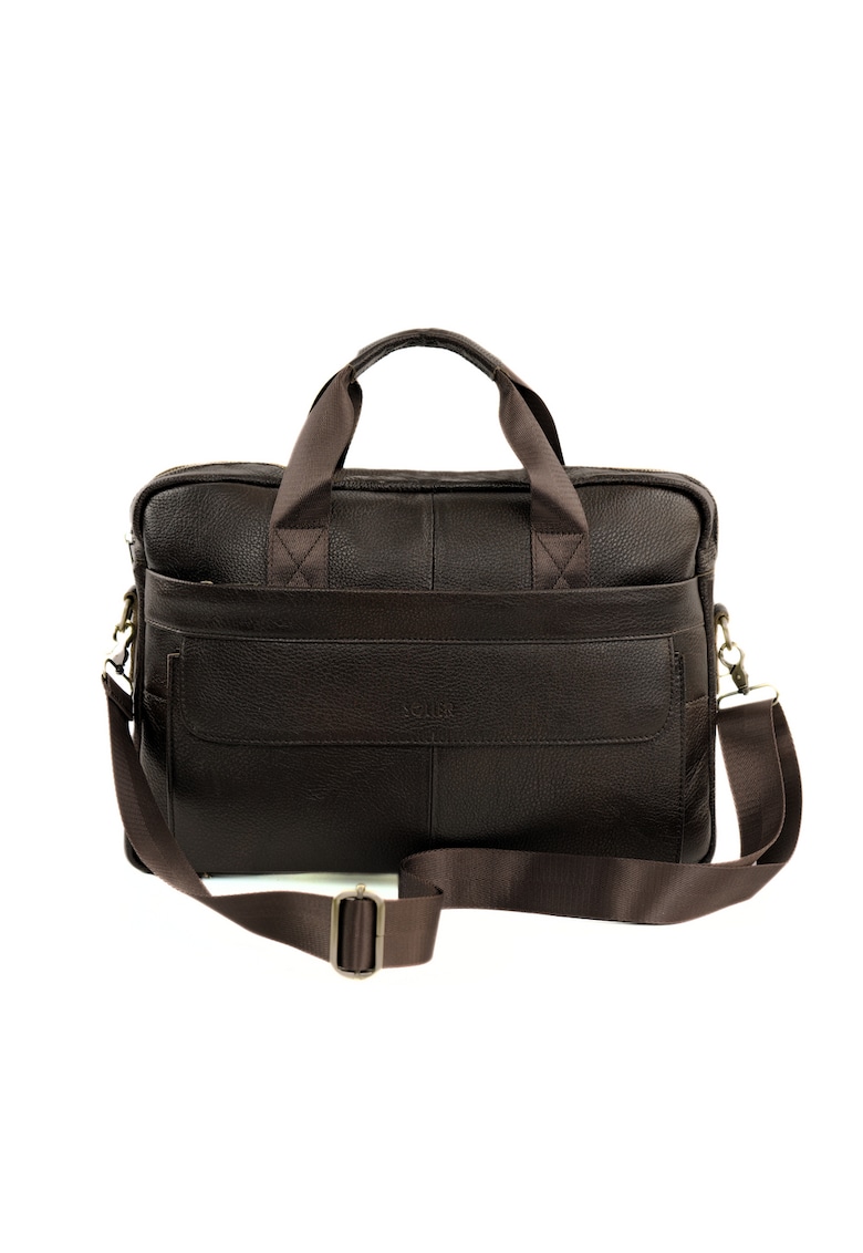 Geanta barbateasca din piele SL46 Dune Maro inchis – pentru umar - laptop - eleganta Geanta barbateasca din piele SL46 Dune Maro inchis – pentru umar - laptop - eleganta