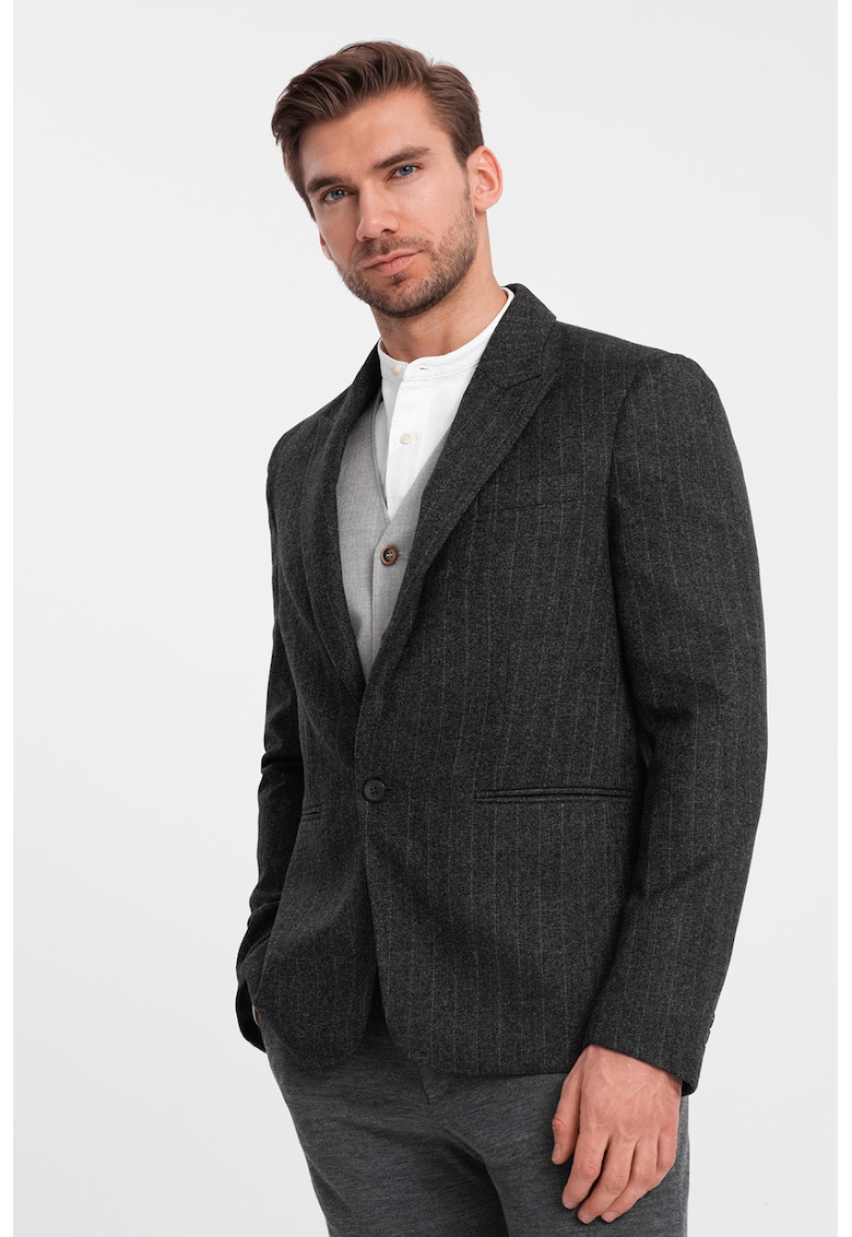 Sacou cu model in dungi