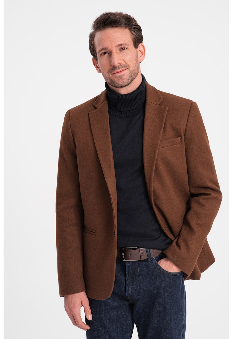 Sacou cu model uni si nasturi