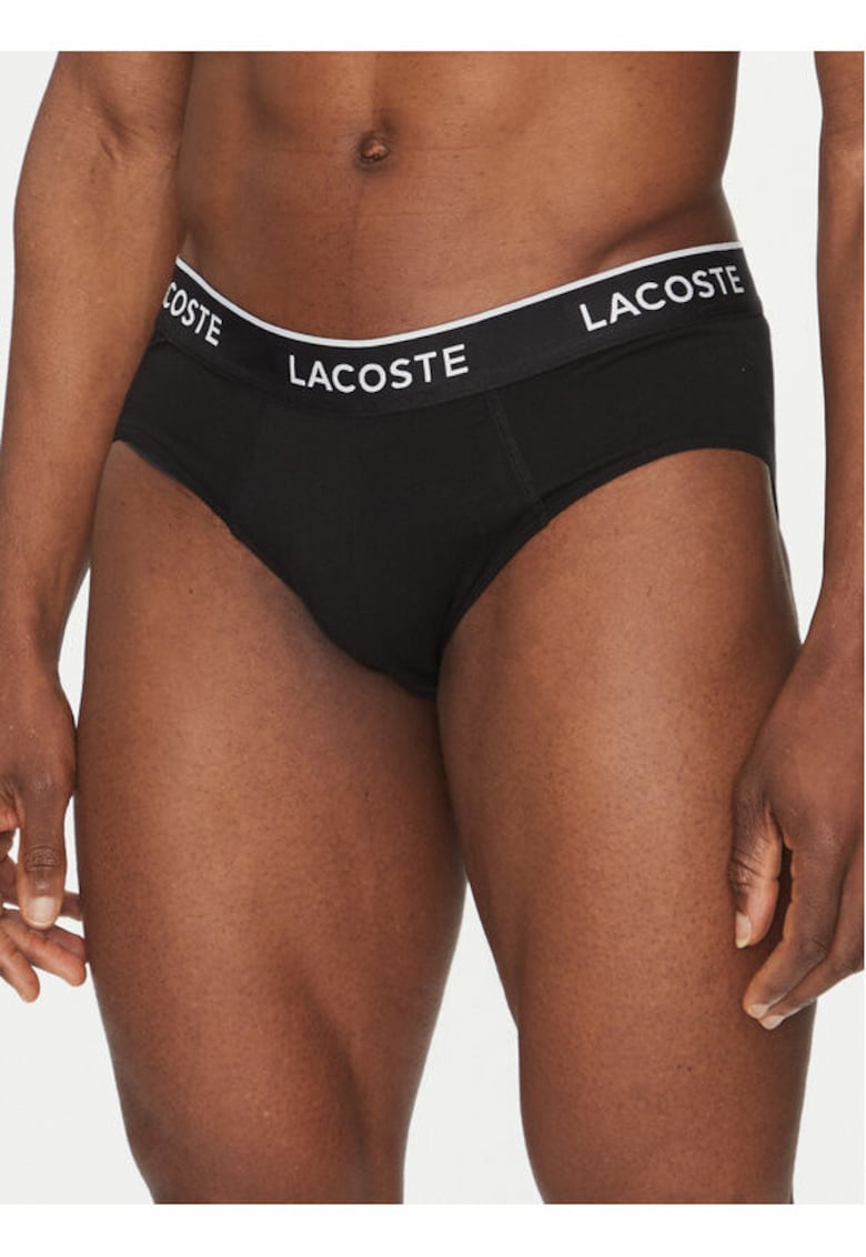 Set 3 slipuri barbati - 304998010 - Bumbac - Negru - Negru