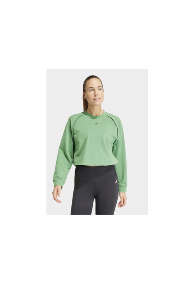 Bluza termica dama -  303458218 - Poliester reciclat/Bumbac - Verde