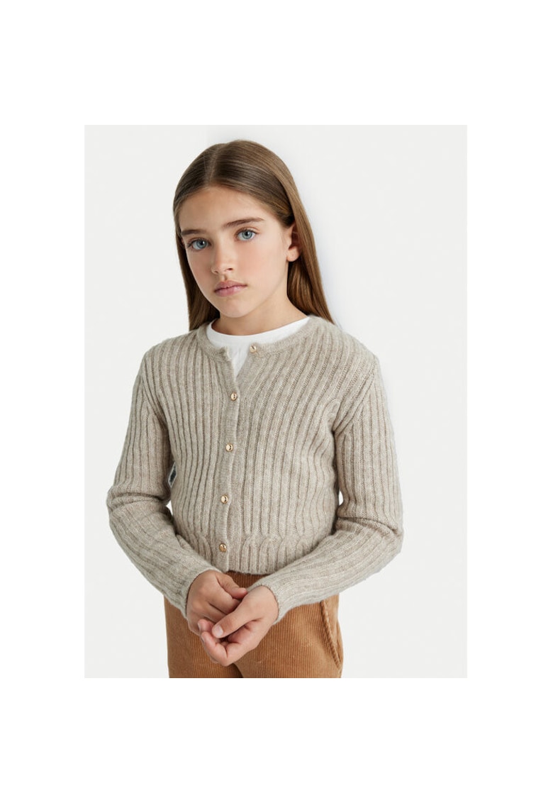 Cardigan fete - 304297588 - Acril/Poliamida - 186 CM - Bej