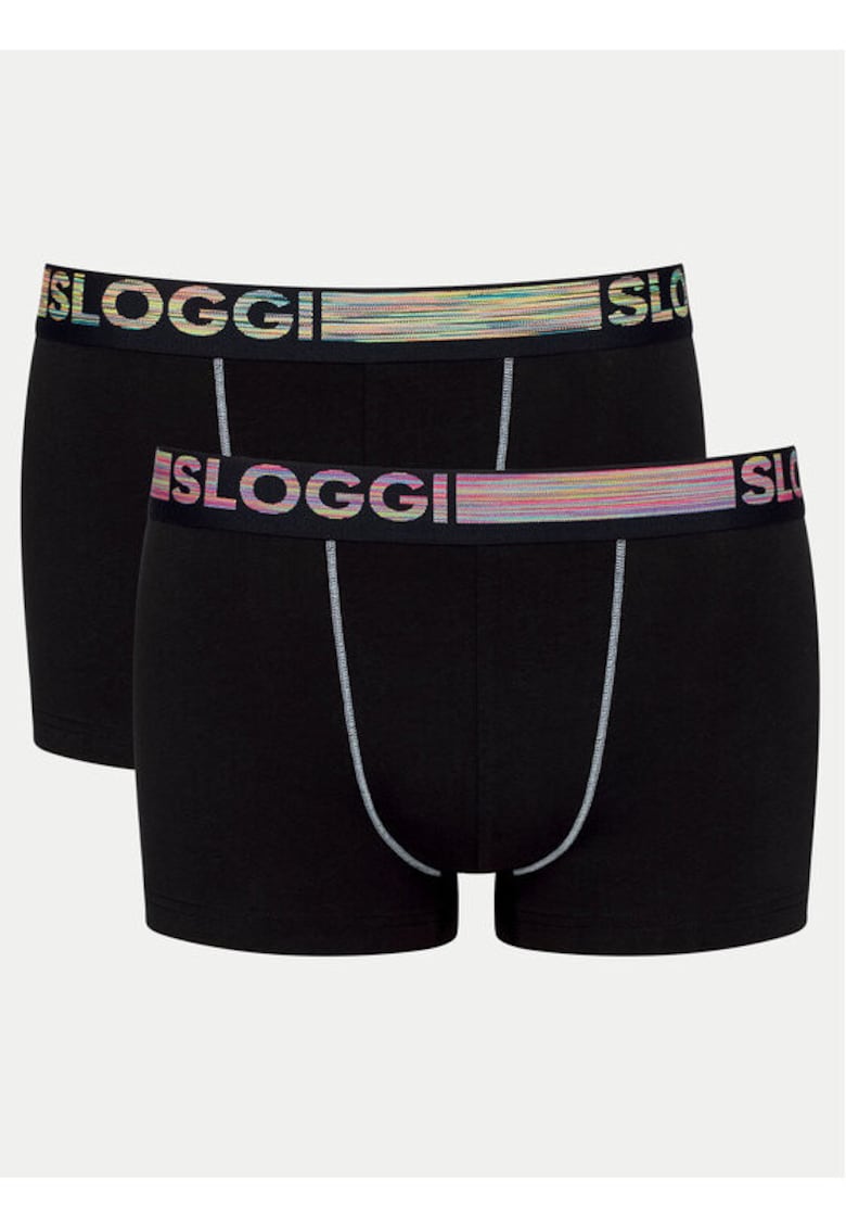 Set 2 boxeri barbati -  304362392 - Bumbac - Negru