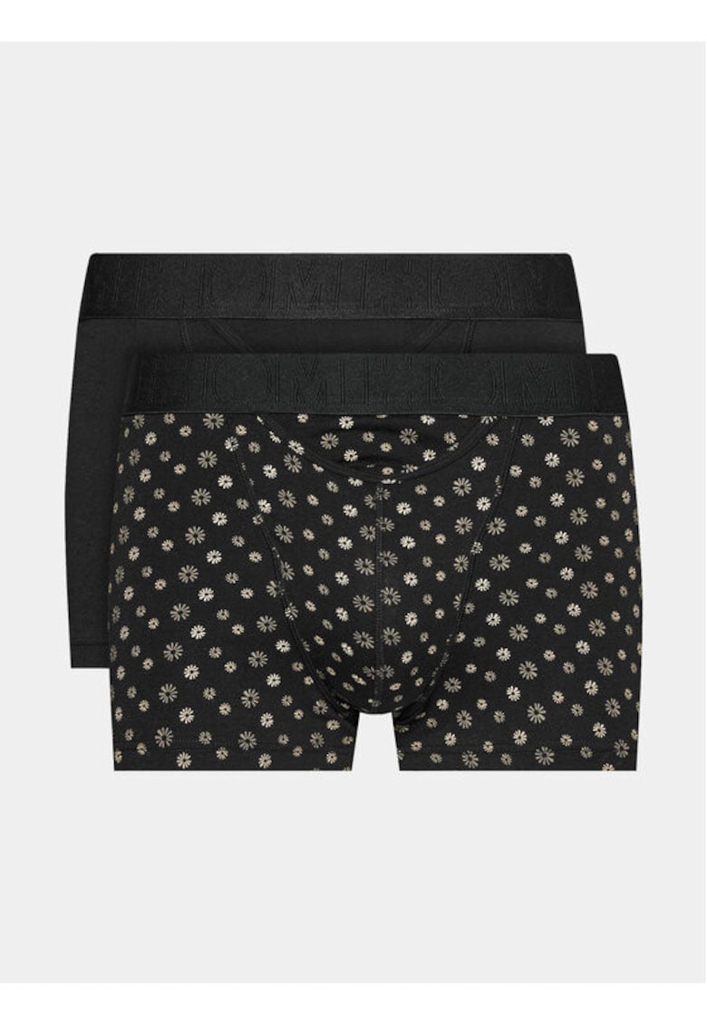 Set 2 boxeri barbati - 302979394 - Bumbac - Negru