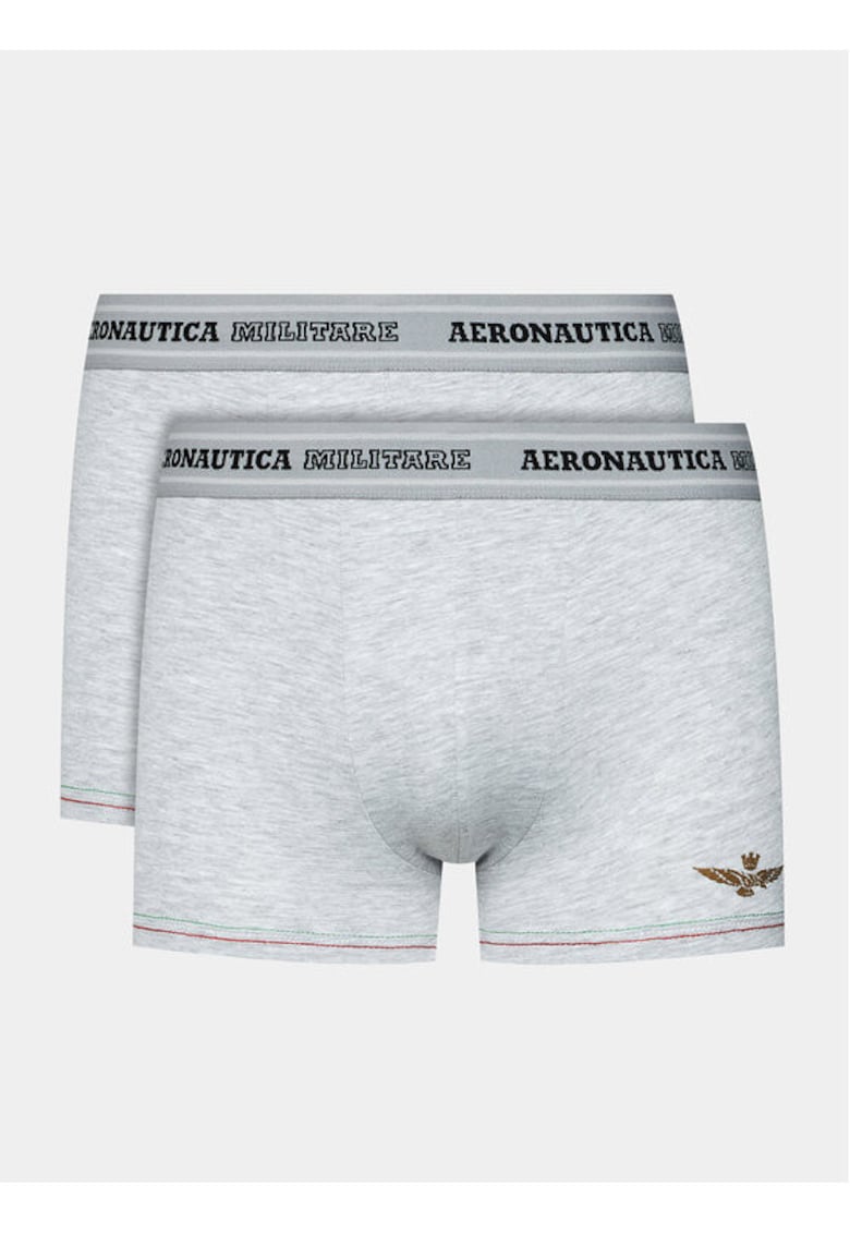 Set 2 boxeri barbati - 303569365 - Bumbac - Gri Set 2 boxeri barbati - 303569365 - Bumbac - Gri