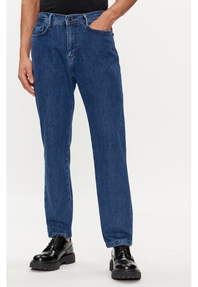 Blugi barbati - 303812195 - Bumbac/Lyocell - 34 US - Albastru