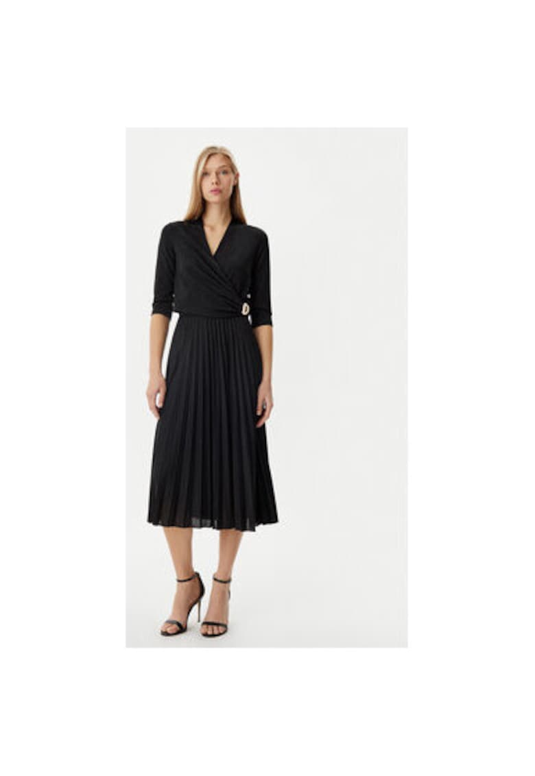 Rochie Dama - 305317889 - Viscoza/Poliamida - Negru