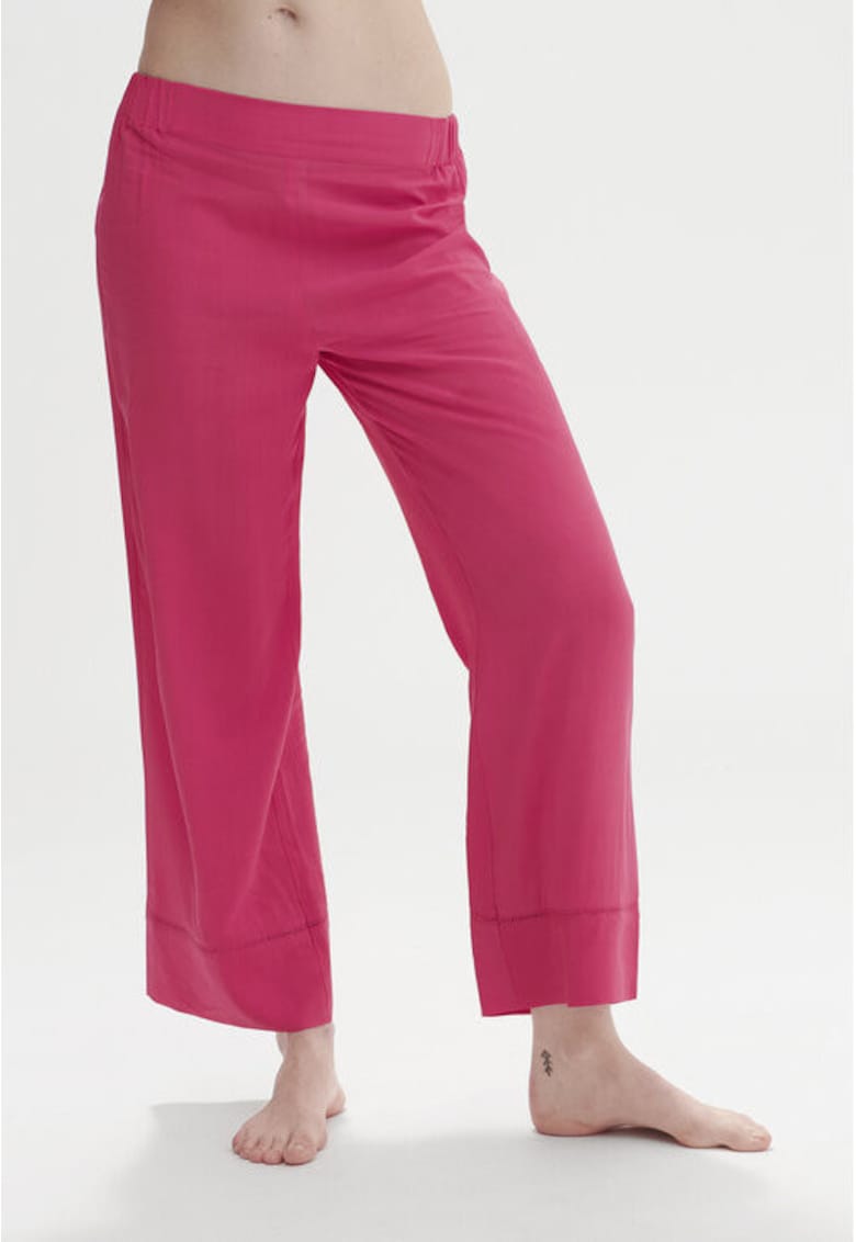 Pantaloni de pijama dama -  302992737 - Viscoza - Roz