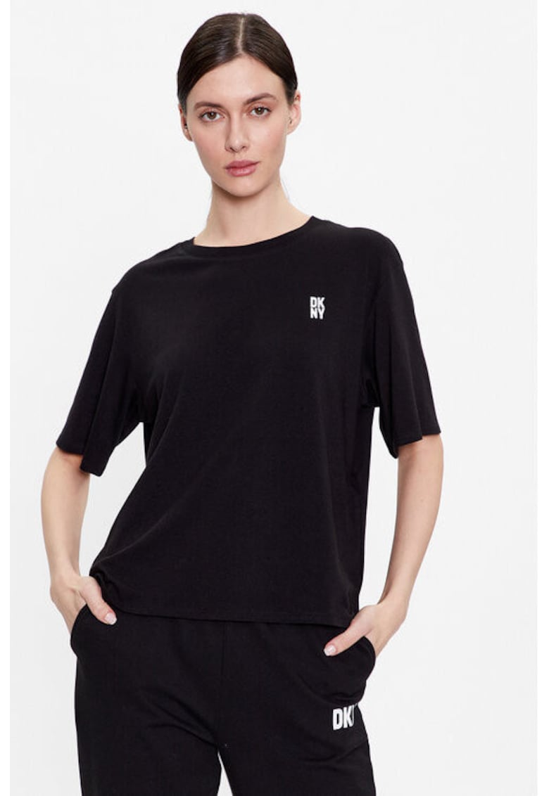 Camasa de noapte dama -  302116829 - Bumbac/Viscoza - Negru