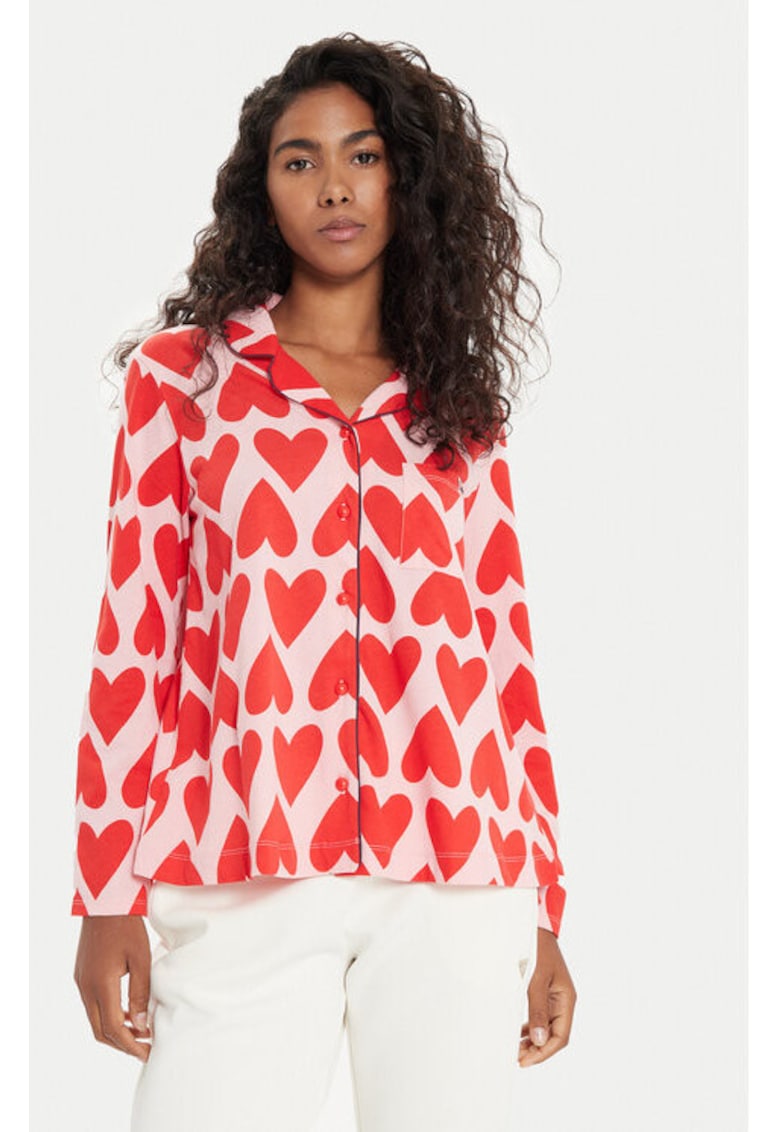 Camasa de noapte dama - 304269684 - Bumbac - Negru