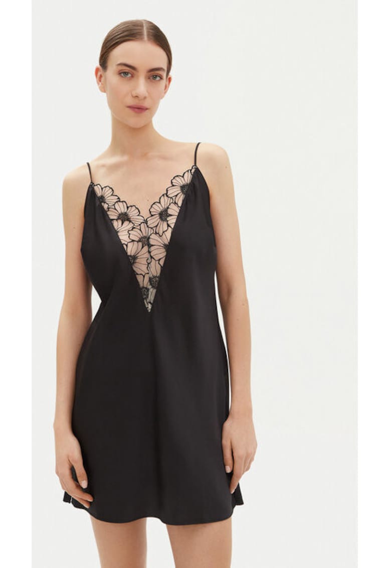 Camasa de noapte dama - 304888045 - Poliester - Roz