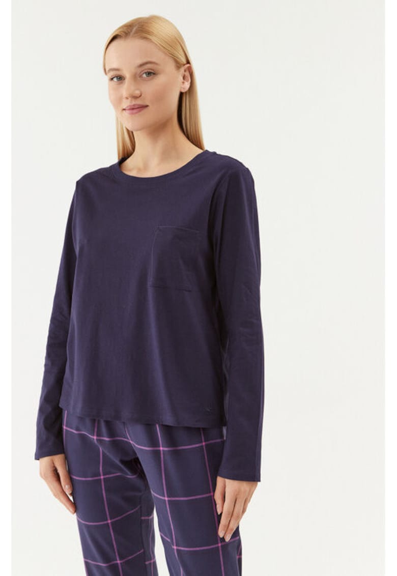 Camasa de noapte dama -  303303150 - Bumbac - Albastru