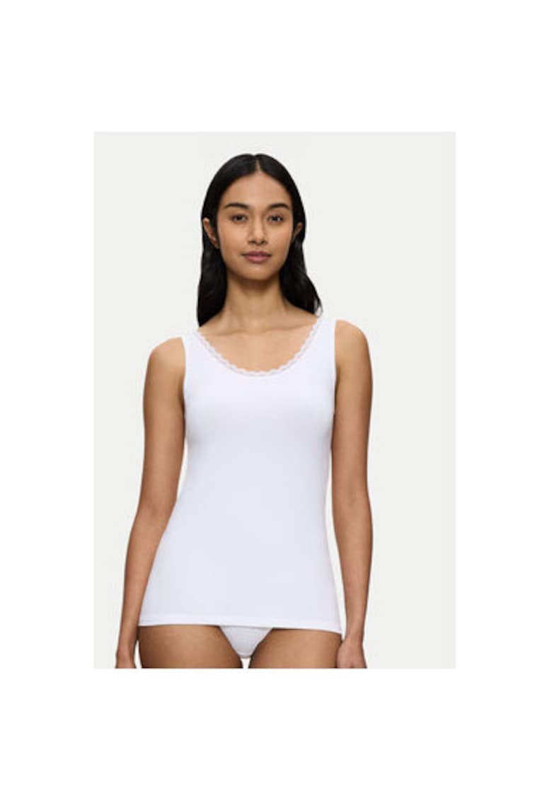 Tricou dama -  304974908 - Bumbac - Alb