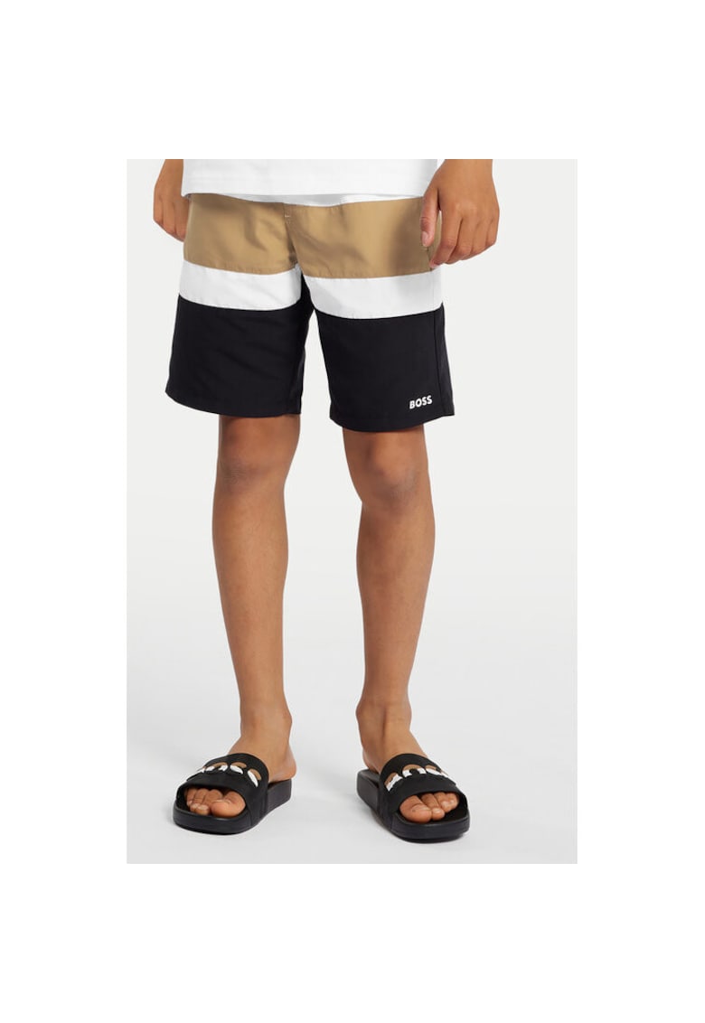 Pantaloni inot baieti - Poliester -Negru