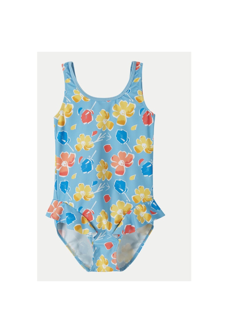 Costum de baie fete - 303884055 - Poliester - Albastru - Albastru