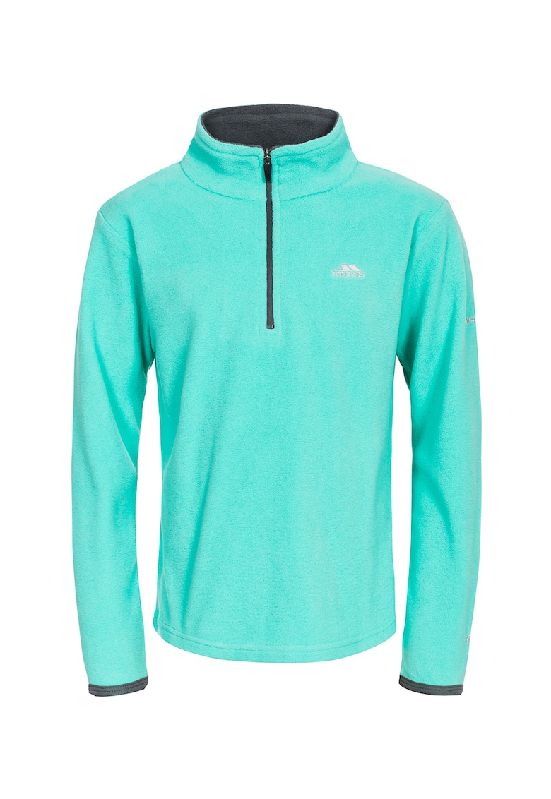 Bluza din material fleece cu fermoar scurt Sybil