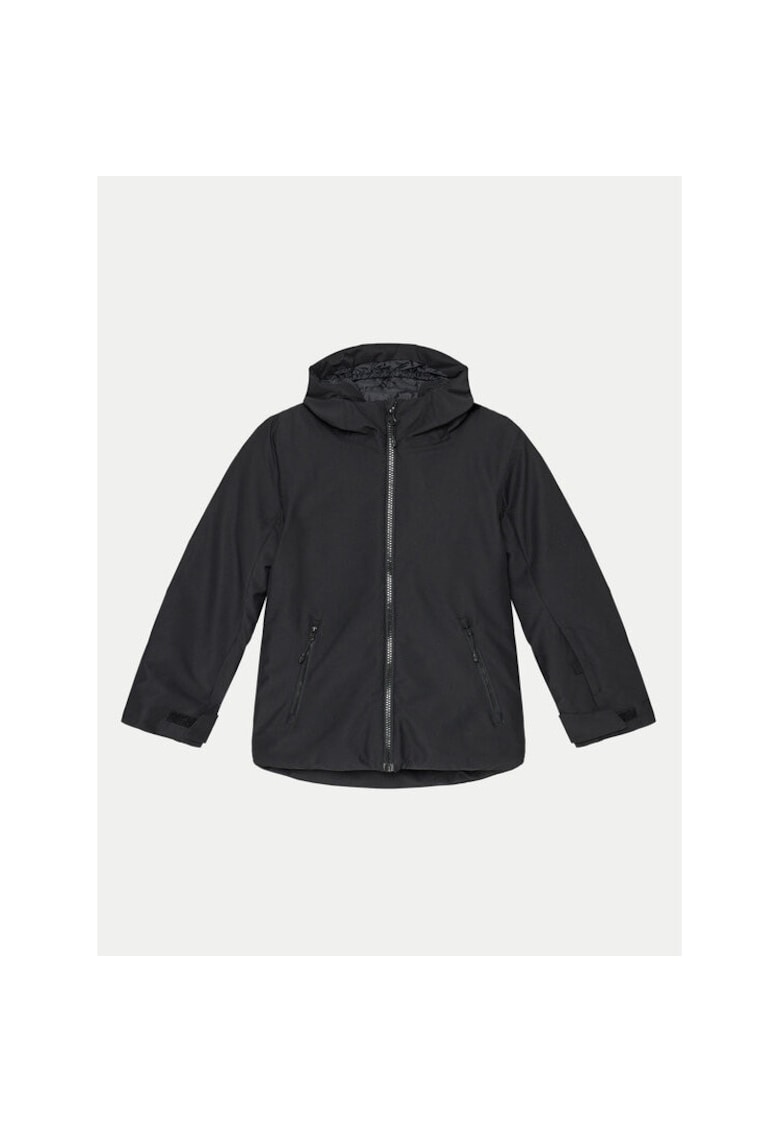 Geaca ski baieti - 303943837 - Poliester - Negru - Negru