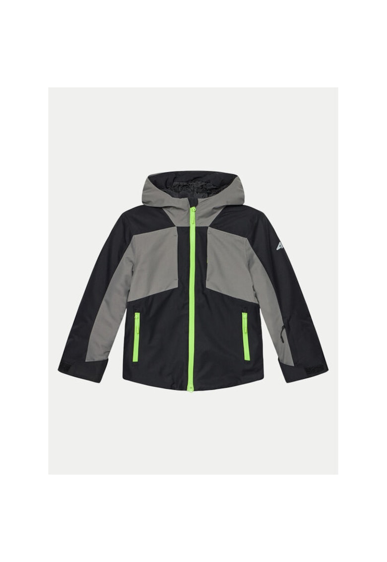 Geaca ski baieti - 303943912 - Poliester - Negru - Negru