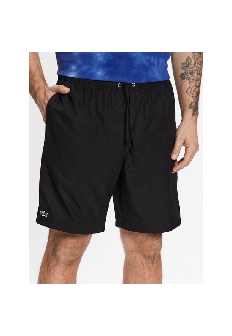 Pantaloni scurti barbati - 302370634 - Poliester - 3XL - Negru