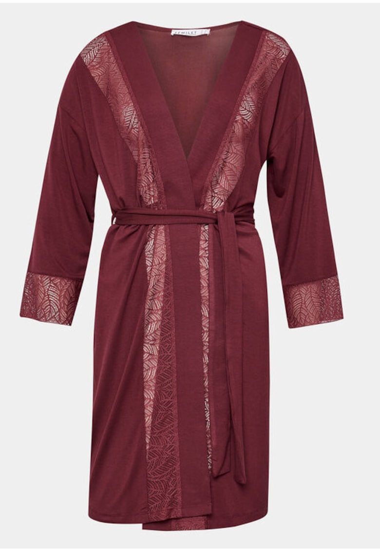 Halat dama - 303152253 - Viscoza - Rosu Halat dama - 303152253 - Viscoza - Rosu