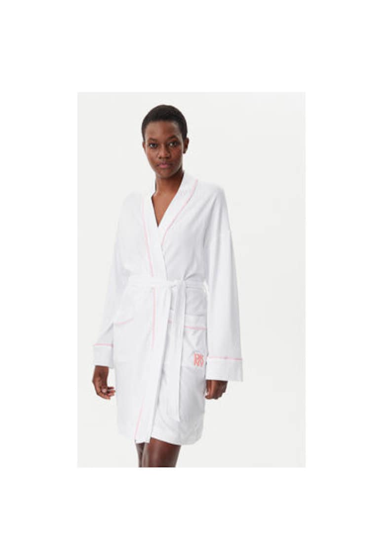 Halat dama - 305145642 - Bumbac/Viscoza - Alb Halat dama - 305145642 - Bumbac/Viscoza - Alb