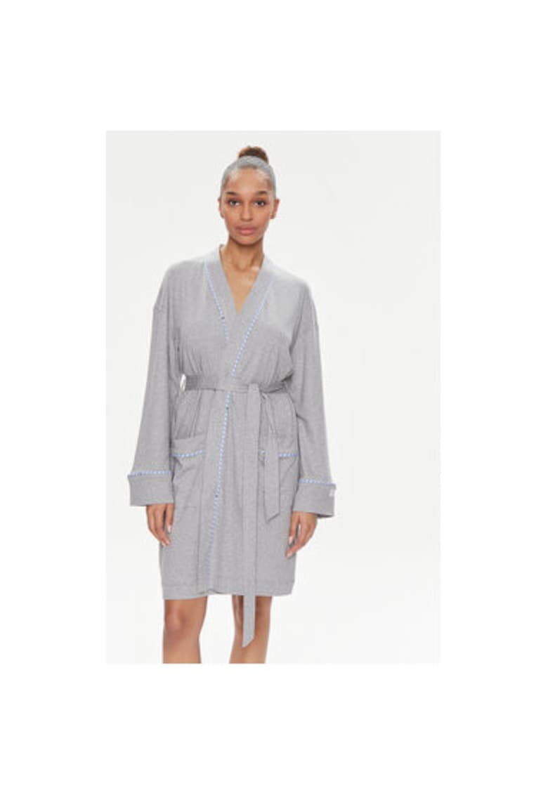 Halat dama - 303731090 - Bumbac/Viscoza - Gri Halat dama - 303731090 - Bumbac/Viscoza - Gri