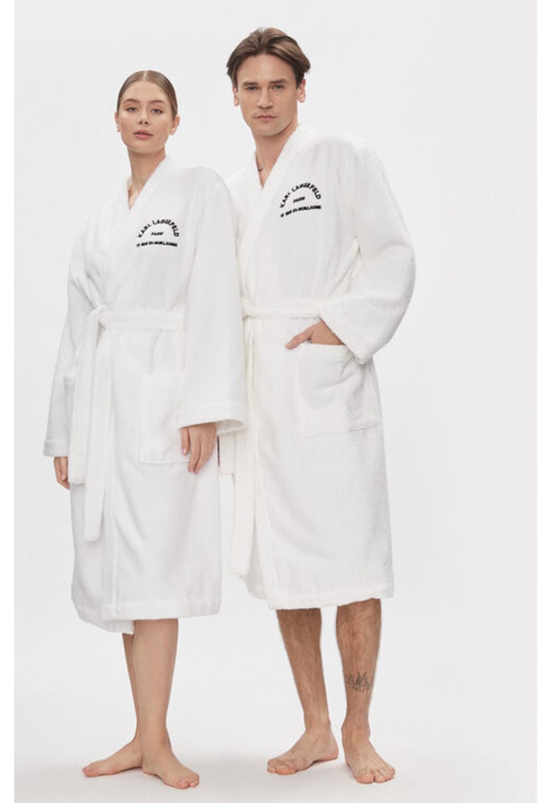 Halat unisex - 209142761 - Bumbac organic - L INTL - Alb