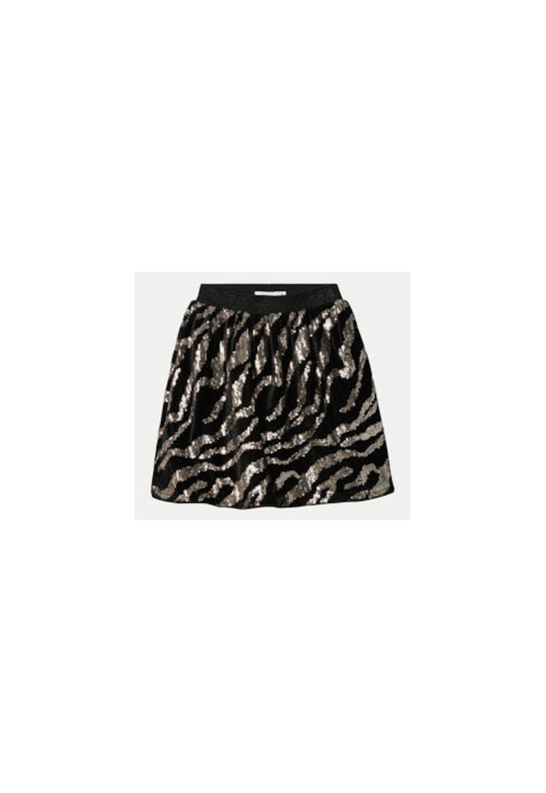 Fusta fete - 304649011 - Poliester - Negru - Negru