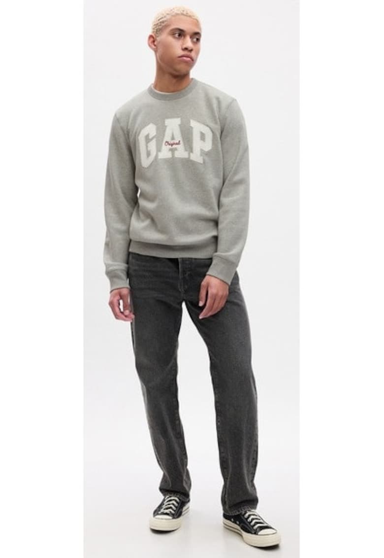 Bluza barbati - 303617608 - Bumbac/Poliester - XL INTL - Gri Bluza barbati - 303617608 - Bumbac/Poliester - XL INTL - Gri