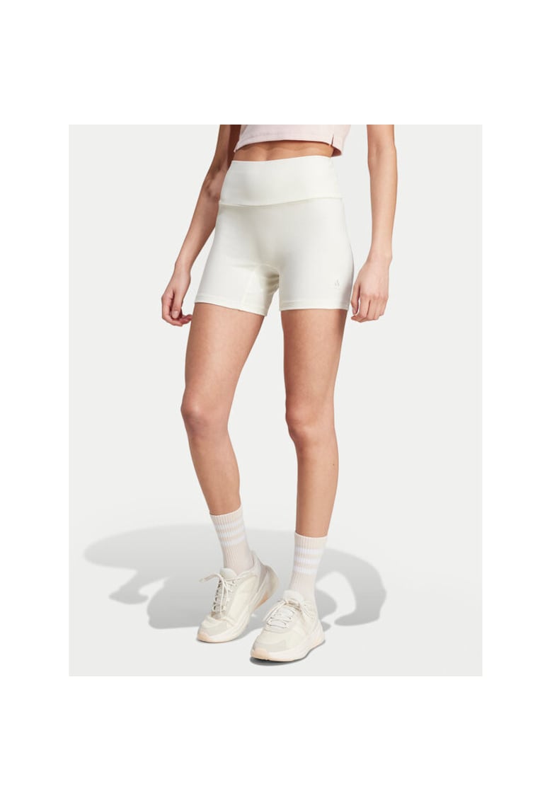 Pantaloni scurti dama -  303899509 - Viscoza/Bumbac/Elastan - Alb