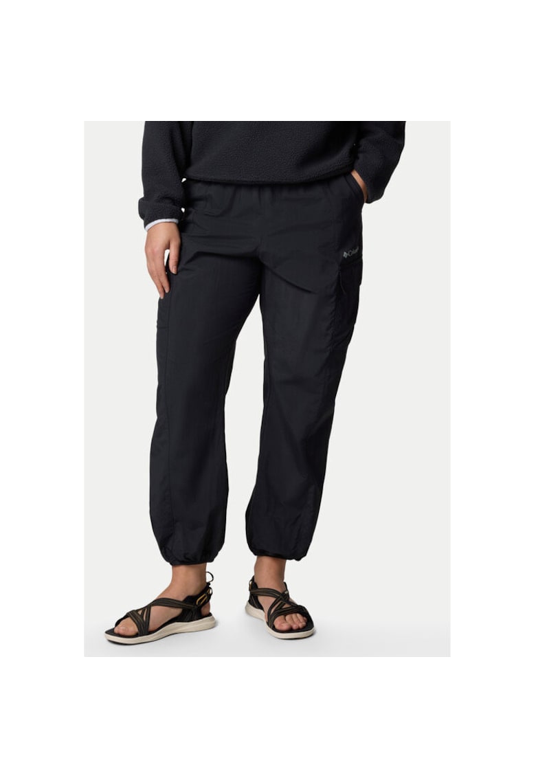 Pantaloni dama -  304694837 - Nylon - Negru