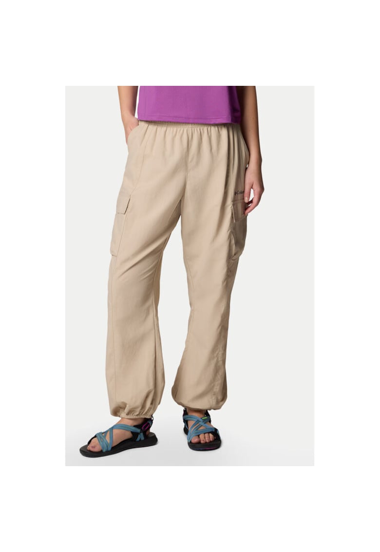 Pantaloni dama -  304694813 - Nylon - Bej