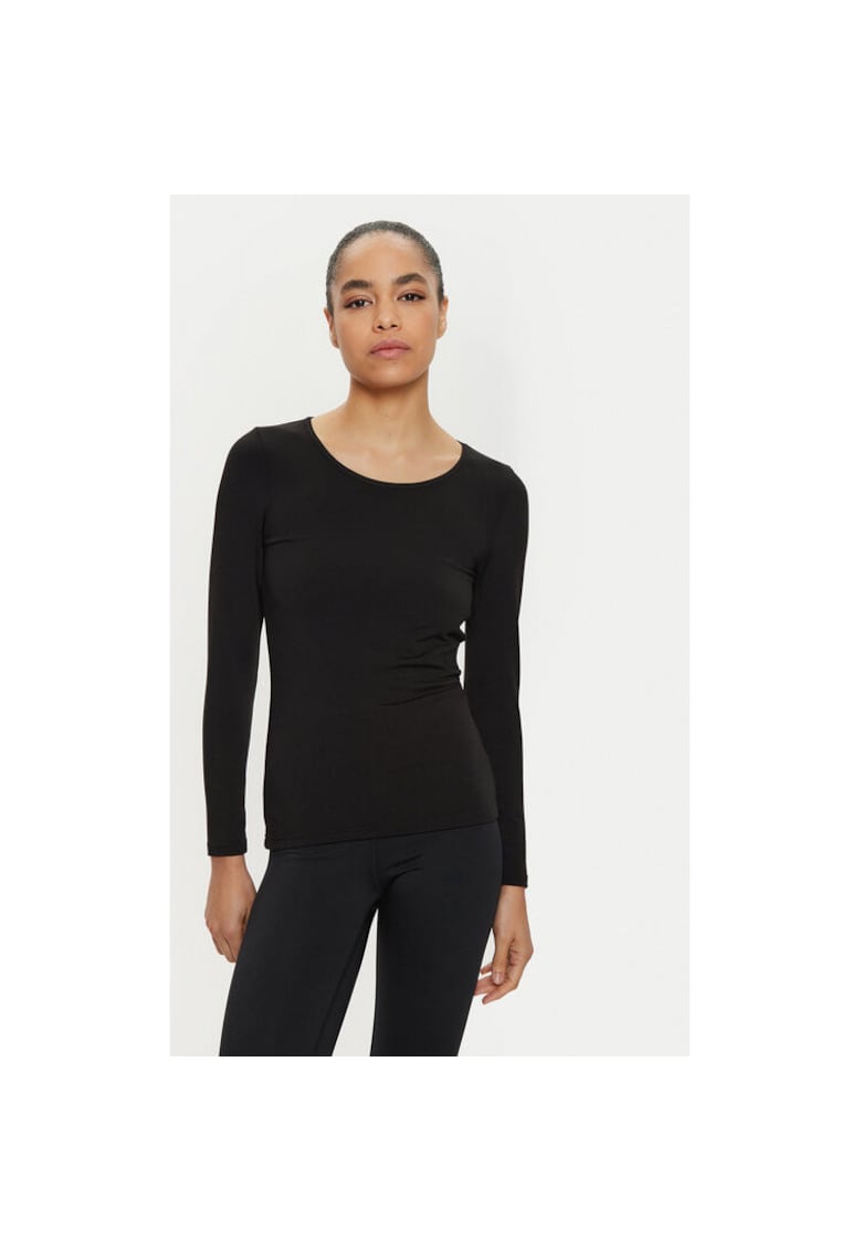 Bluza termica dama 305055828 - Poliester - Negru Bluza termica dama 305055828 - Poliester - Negru