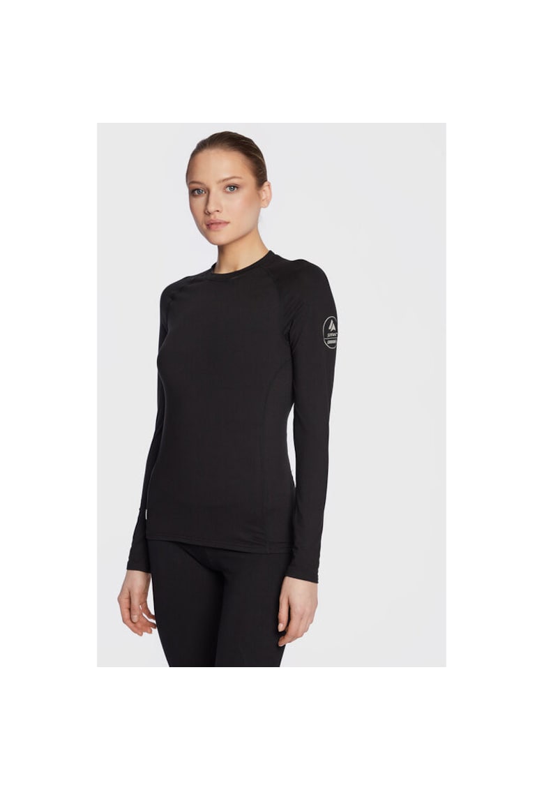 Bluza termica dama 209692662 - Poliester - Negru - Negru