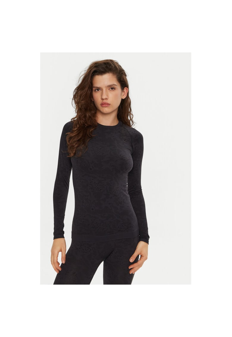 Bluza termica dama 303945831 - Poliamida - Negru - Negru