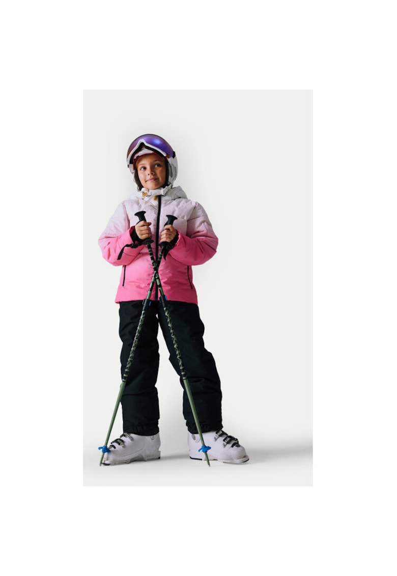 Pantaloni ski copii -  304503955 - Poliester - 116 CM - Negru