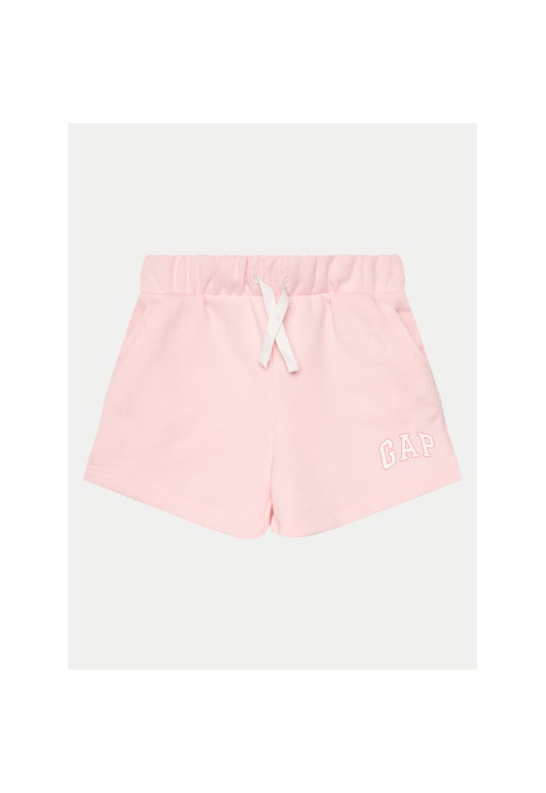 Pantaloni scurti fete - 304164439 - Bumbac/Poliester - Roz - Roz